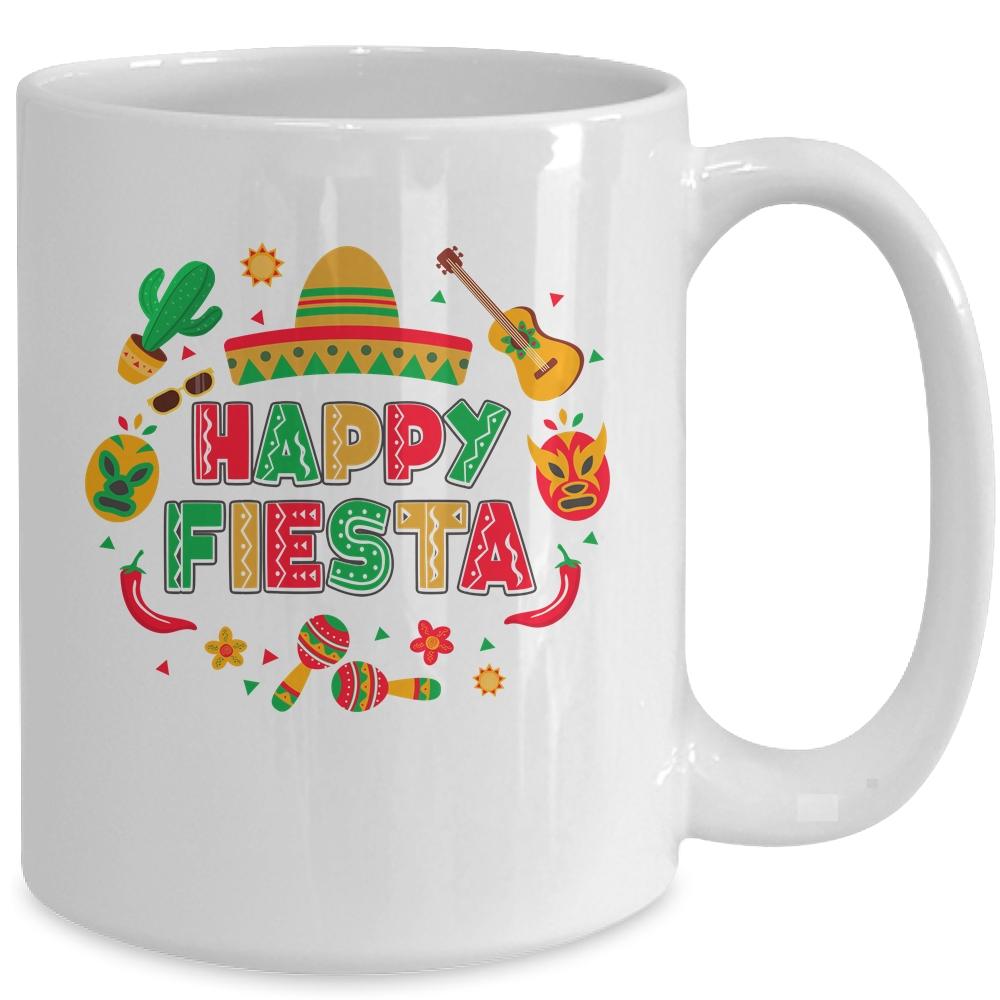 Cinco De Mayo Happy Fiesta Boys Kids Women Men Mexican Mug-Coffee Mug-