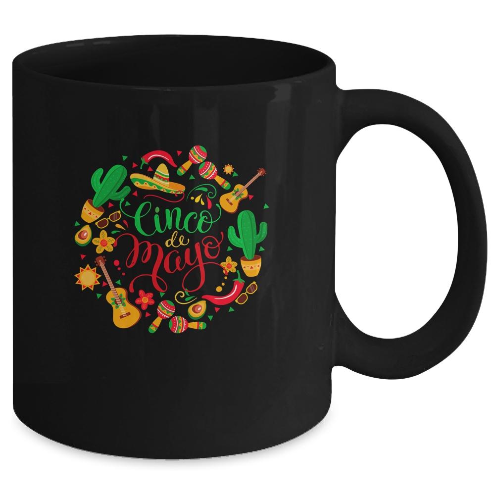 Cinco De Mayo Men Women Mexican Fiesta Taco Mug-Coffee Mug-