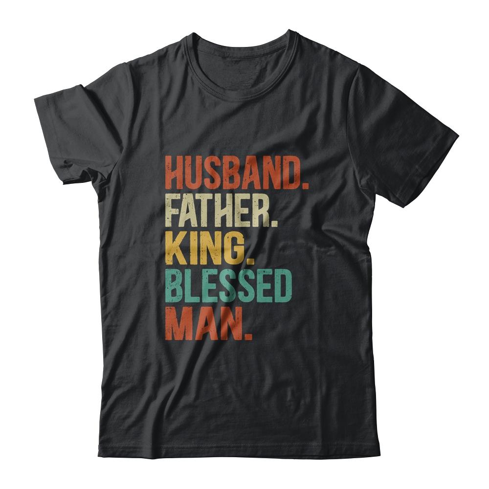 Husband Father King Blessed Man Pride Black Dad Gift