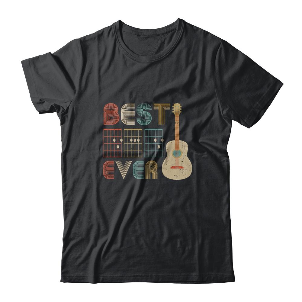 Vintage Best Dad Ever Guitar Chords Fathers Day Gifts