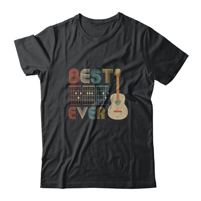 Vintage Best Dad Ever Guitar Chords Fathers Day Gifts-T-Shirt & Hoodie-Classic T-Shirt-Black