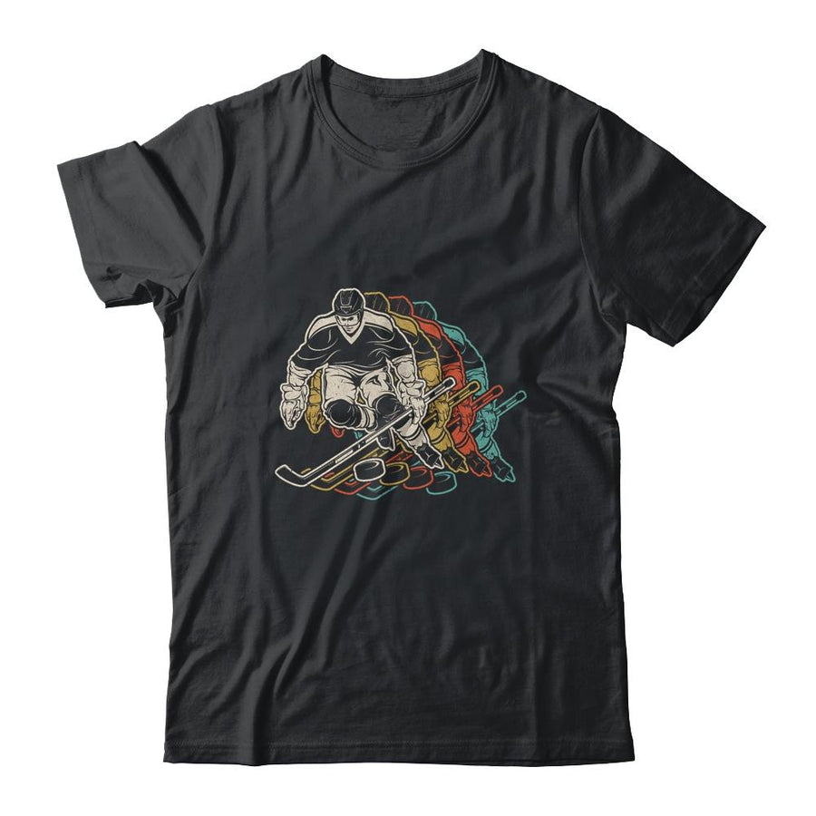 Classic Vintage Style Ice Hockey-T-Shirt & Hoodie-Classic T-Shirt-Black