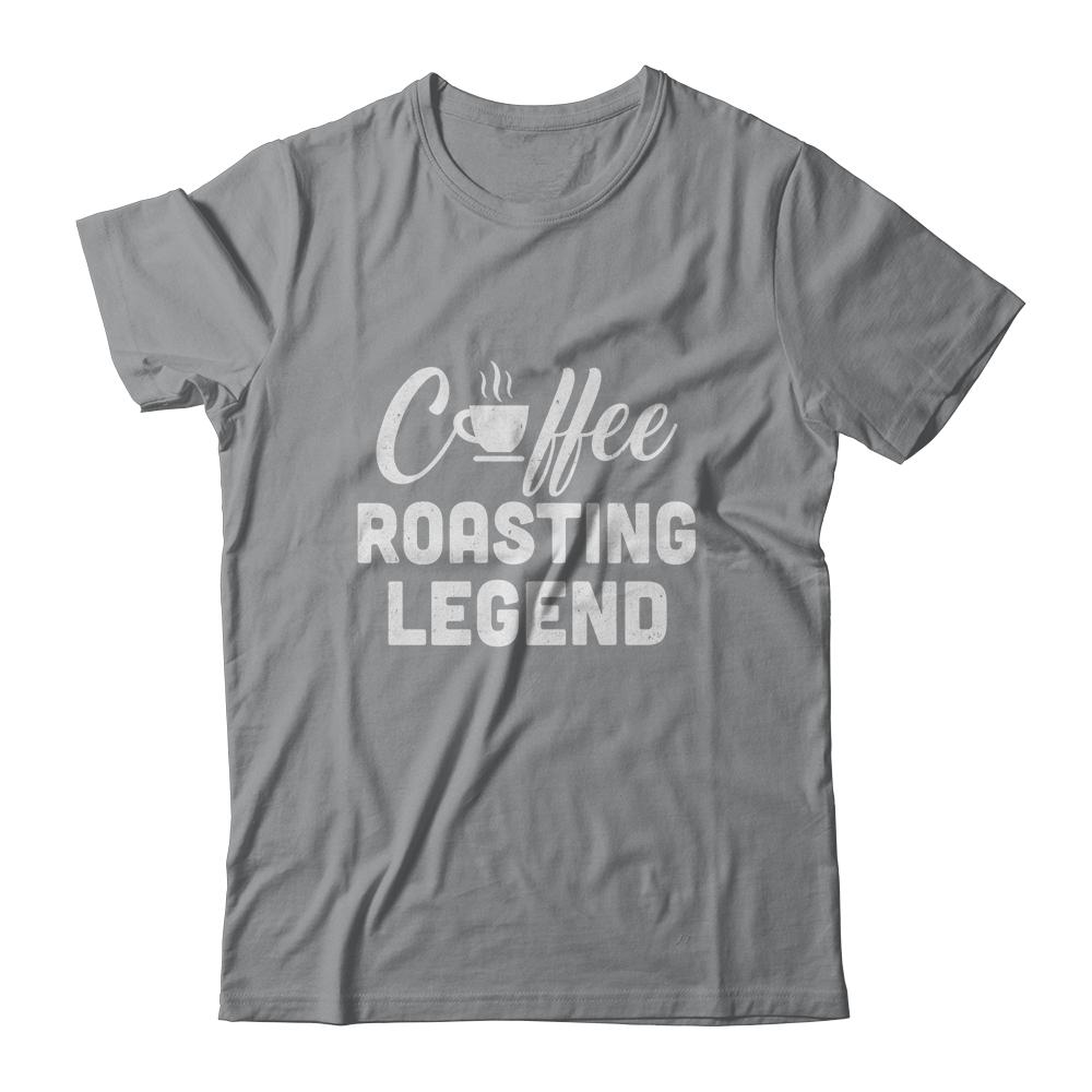 Coffee Roasting Legend Coffee Preparation Lover Gift-T-Shirt & Tank Top-Classic T-Shirt-Sport Grey