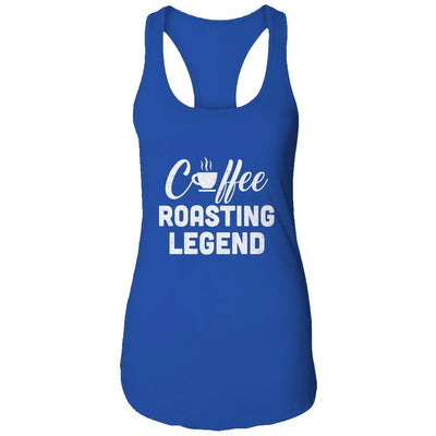 Coffee Roasting Legend Coffee Preparation Lover Gift-T-Shirt & Tank Top-Women's Ideal Racerback Tank-Royal