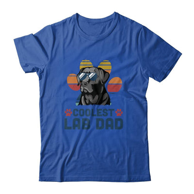 Coolest Lab Dad Chocolate Labrador Dad Fathers-T-Shirt & Hoodie-Classic T-Shirt-Royal