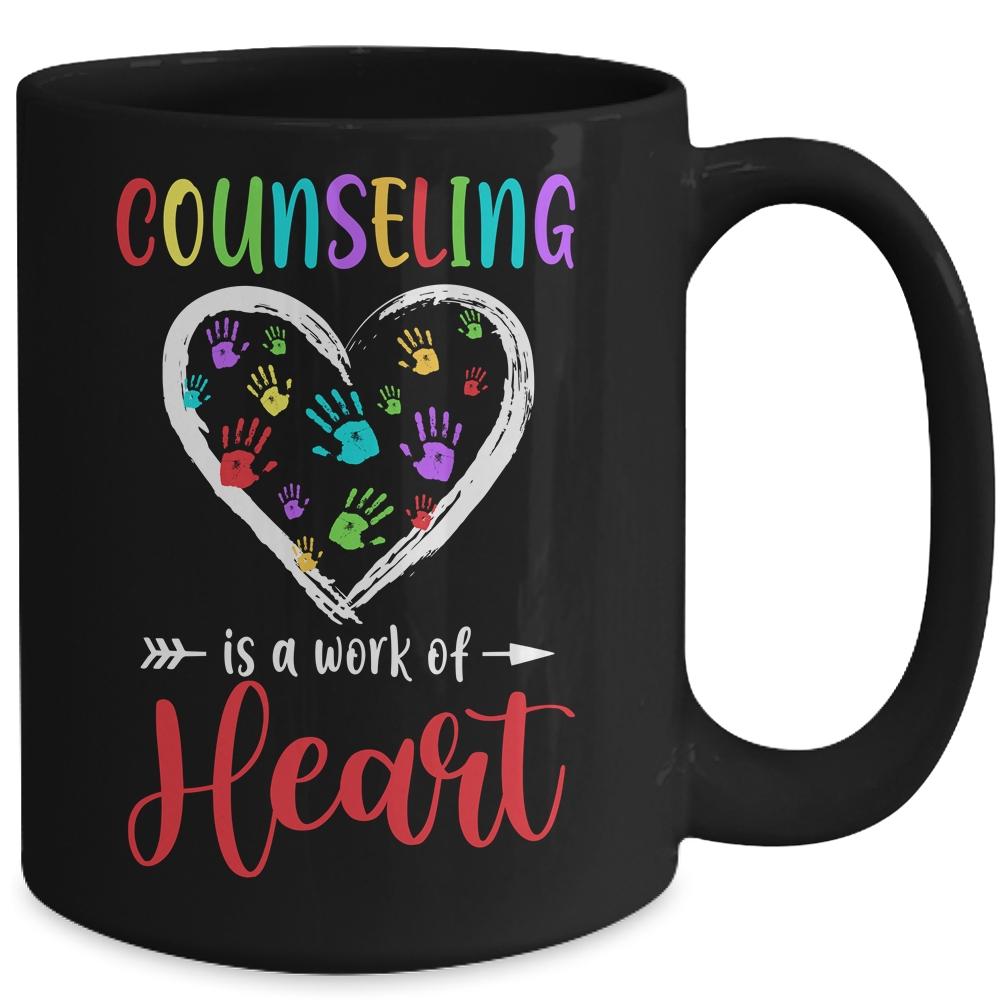 Counseling Heart School Counselor Office Appreciation Mug-Coffee Mug-