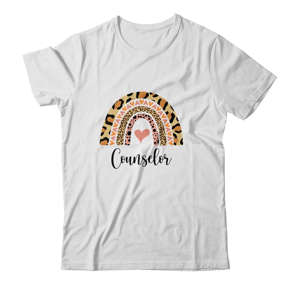 Counselor Rainbow Leopard Funny School Counselor