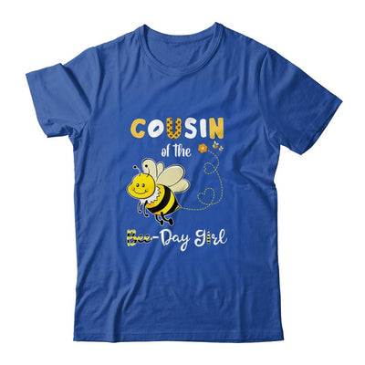 Cousin Of The Bee Birthday Girl Family Matching-T-Shirt & Hoodie-Classic T-Shirt-Royal