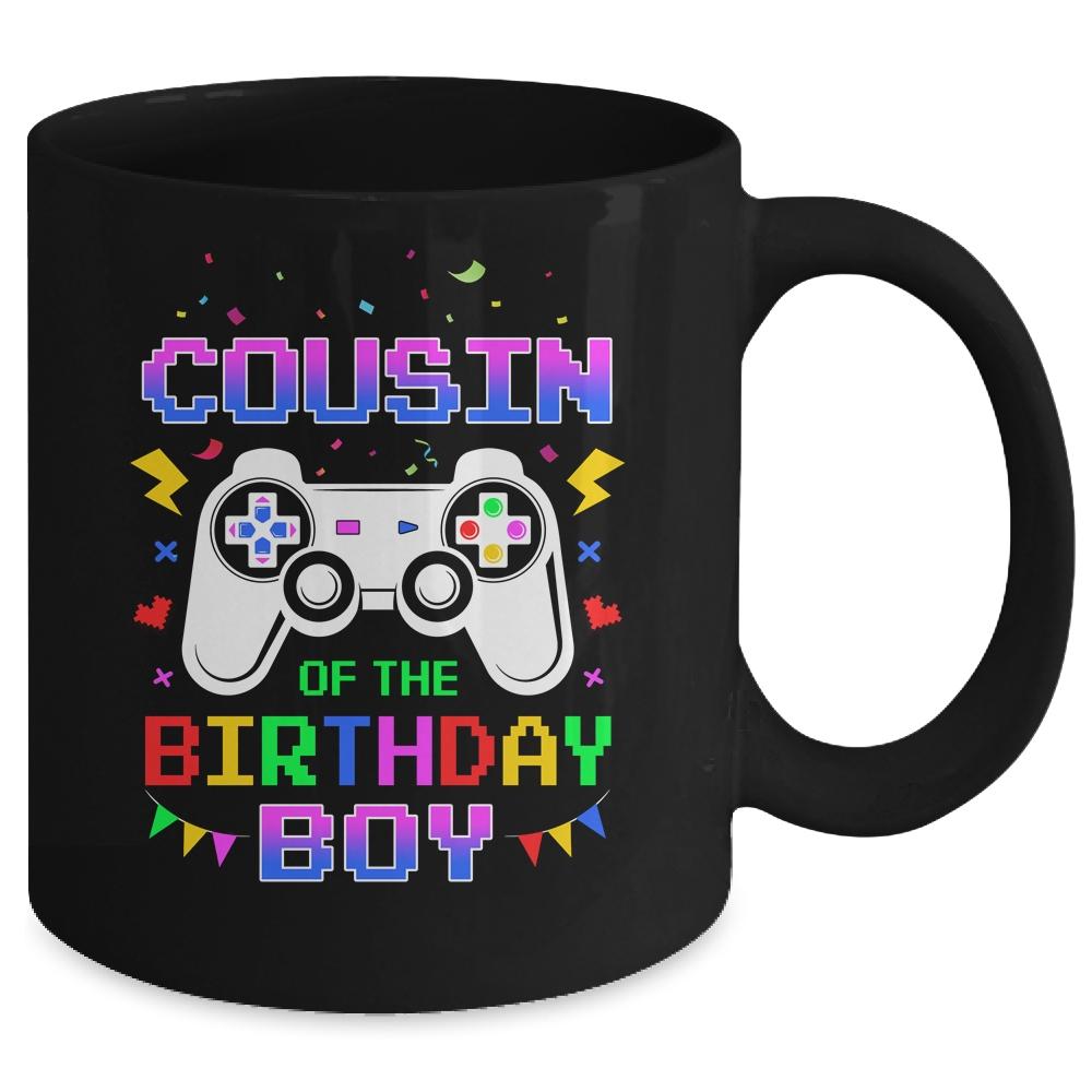 Cousin Of The Birthday Boy Video Gamer Mug-Coffee Mug-