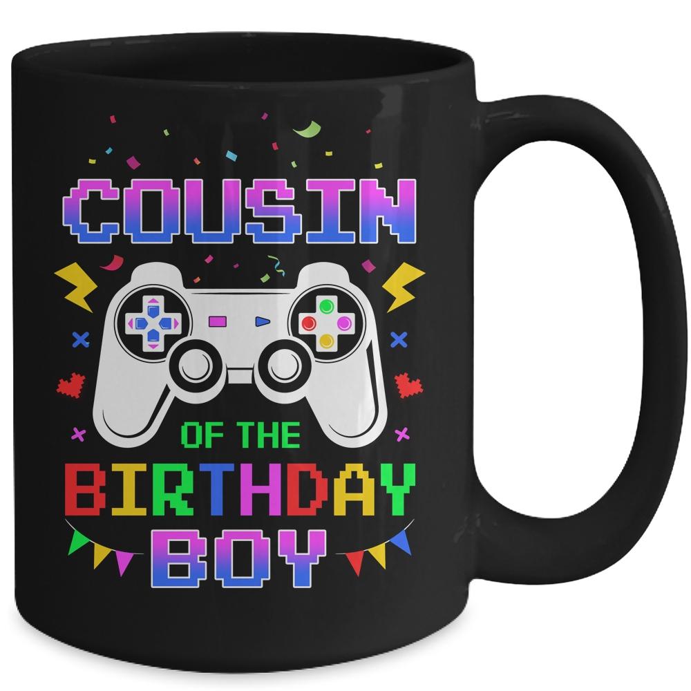 Cousin Of The Birthday Boy Video Gamer Mug-Coffee Mug-
