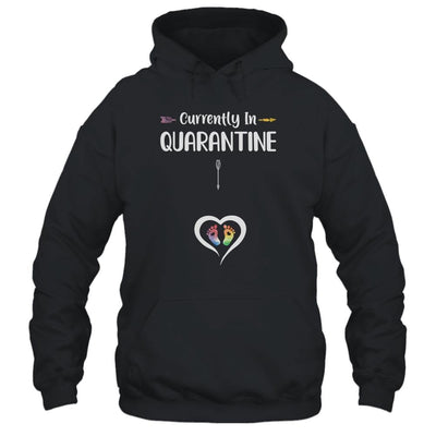 Currently In Quarantine Funny Pregnancy Announcement-T-Shirt & Tank Top-Pullover Hoodie-Black