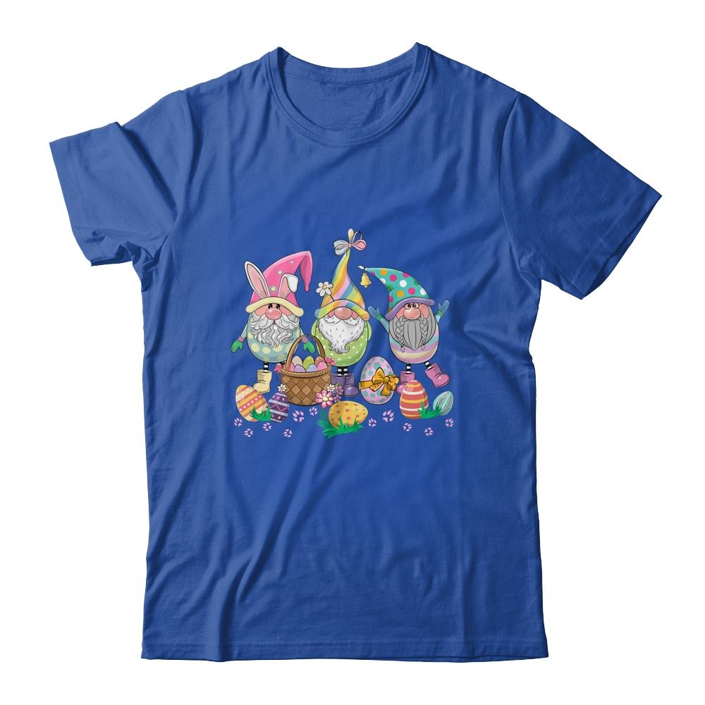 Cute Gnome Easter Day Women Girls Easter Eggs-T-Shirt & Hoodie-Classic T-Shirt-Royal