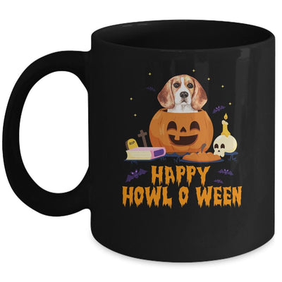 Cute Halloween Beagle Dog Pumpkin Costumes Thanksgiving Gift Mug-Coffee Mug-Mug-Black