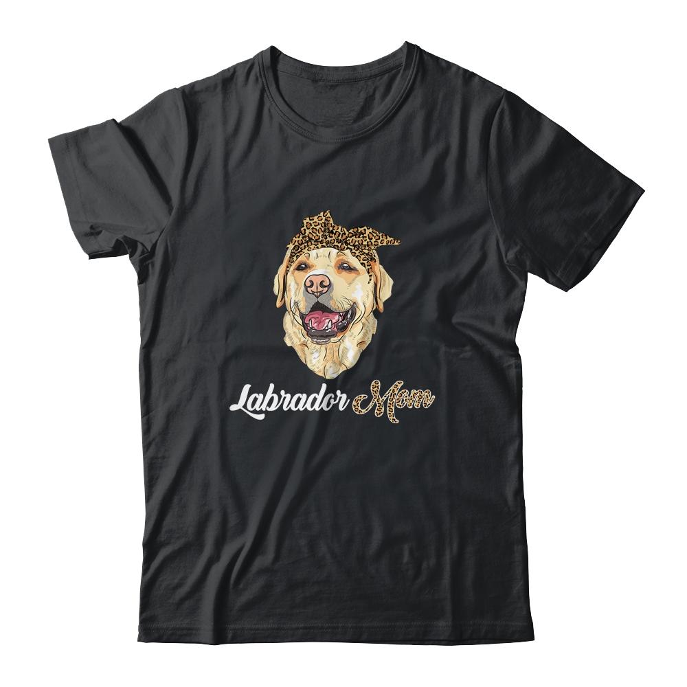 Cute Labrador Mom Leopard Dog Mom Mothers Day