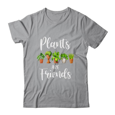 Cute Plants Are Friends Gardening Garden-T-Shirt & Tank Top-Classic T-Shirt-Sport Grey