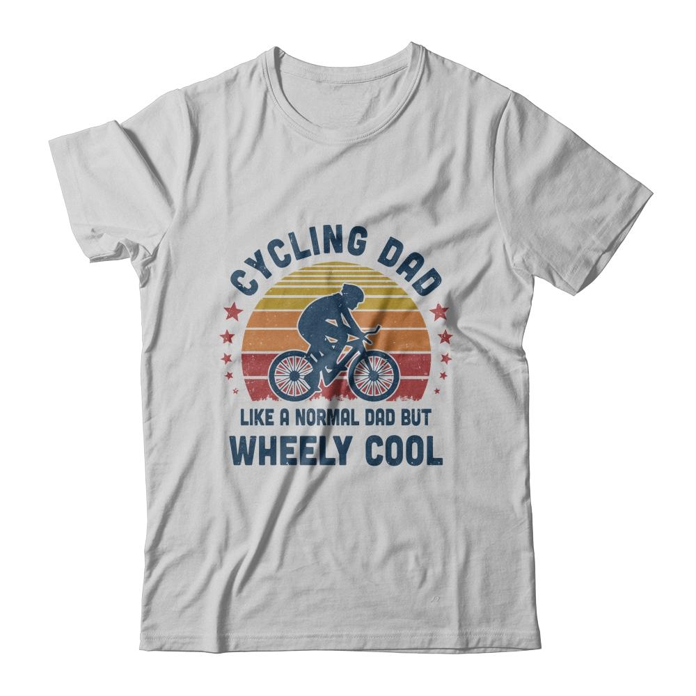 Cycling Dad Wheely Cool Funny Vintage Bike Rider