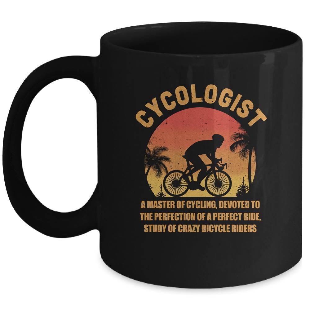 Cycologist Ride Bicycle A Master Of Cycling Bicycle Mug-Coffee Mug-Mug-Black