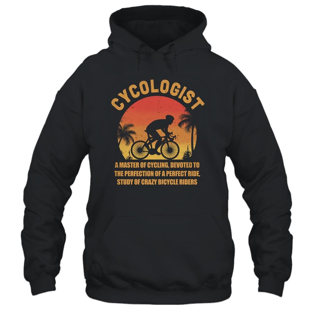 Cycologist Ride Bicycle A Master Of Cycling Bicycle-T-Shirt & Tank Top-Pullover Hoodie-Black