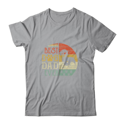 Dachshund Best Dog Dad Ever Vintage Father's Day Retro-T-Shirt & Hoodie-Classic T-Shirt-Sport Grey