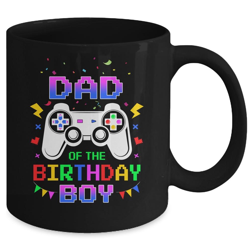 Dad Of The Birthday Boy Video Gamer Mug-Coffee Mug-