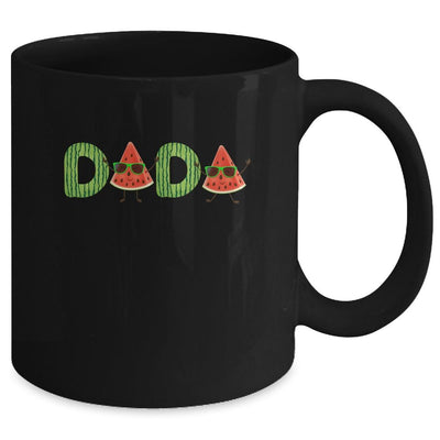 Dada Watermelon Funny Summer Fruit Dad Father's Day Mug-Coffee Mug-