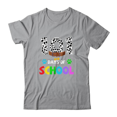 Dalmation Dog 101 Days Of School Teachers Kids Gift-T-Shirt & Hoodie-Classic T-Shirt-Sport Grey