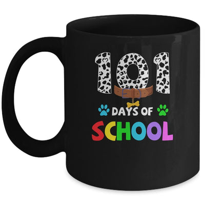 Dalmation Dog 101 Days Of School Teachers Kids Gift Mug-Coffee Mug-Mug-Black