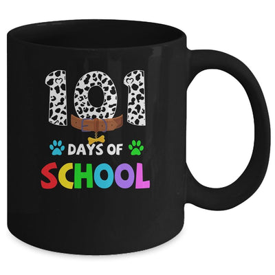 Dalmation Dog 101 Days Of School Teachers Kids Gift Mug-Coffee Mug-Mug-Black