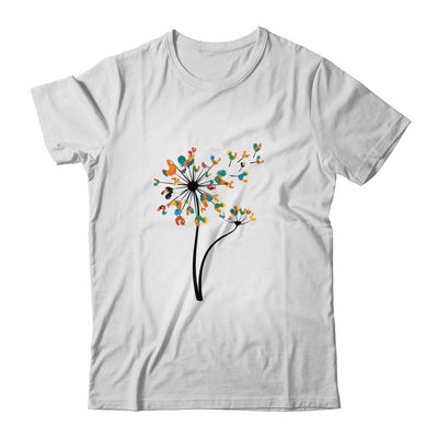 Dandelion Chicken Flower Floral Chickens Tree Lover-T-Shirt & Hoodie-Classic T-Shirt-White