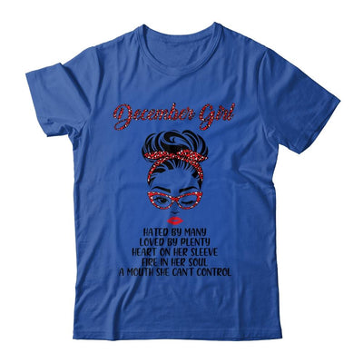 December Girl Hated By Many Loved By Plenty Leopard Women-T-Shirt & Tank Top-Classic T-Shirt-Royal
