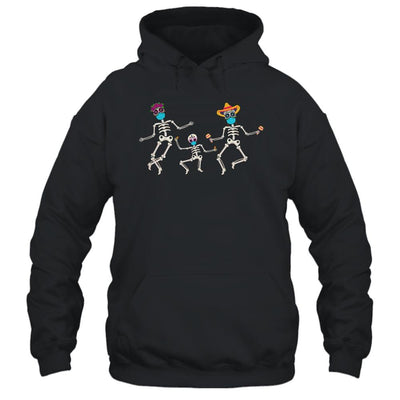 Dia De Los Muertos Day Of The Dead 2021 Skull Dancing-T-Shirt & Hoodie-Pullover Hoodie-Black