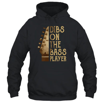 Dibs On The Bass Player Guitar Musician-T-Shirt & Hoodie-Pullover Hoodie-Black