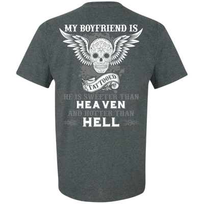 My Boyfriend Is Tattooted-T-Shirt & Hoodie-Classic T-Shirt-Dark Heather