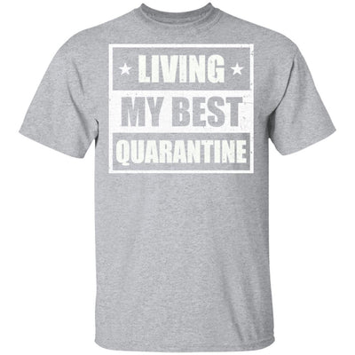 Best Quarantine Mom Ever Funny Social Distancing-T-Shirt & Tank Top-Classic T-Shirt-Sport Grey
