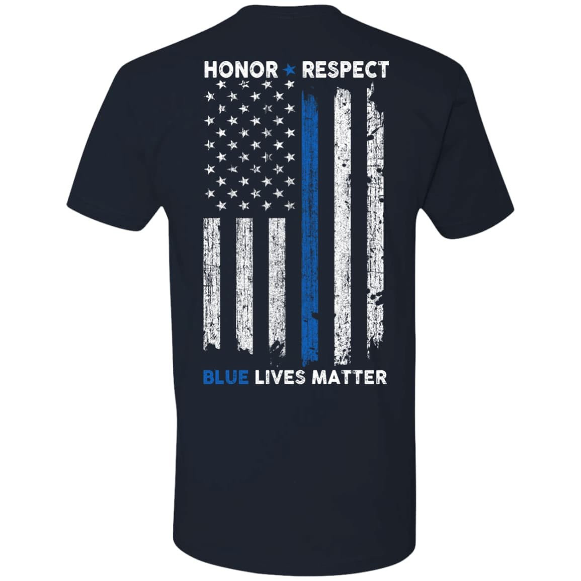 Honor and Respect Police Week-T-Shirt & Hoodie-Premium T-Shirt-Midnight Navy