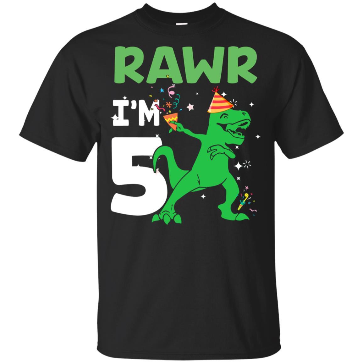 Rawr I'm 5 Birthday Gifts 2017 Dinosaur For Boys Youth