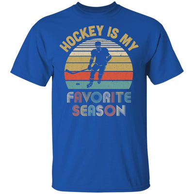 Hockey Is My Favorite Season Vintage-T-Shirt & Hoodie-Classic T-Shirt-Royal