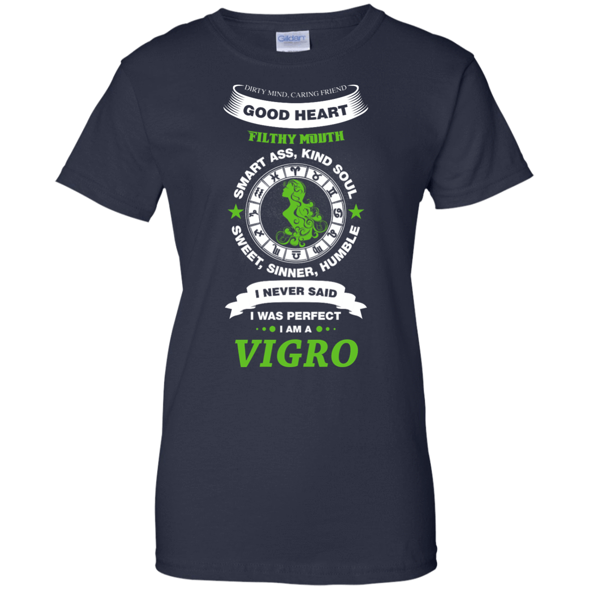 I Never Said I Was Perfect I Am A VIGRO-T-Shirt & Hoodie-Women's T-Shirt-Navy