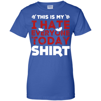 This Is My I Hate Everyone Today Shirt-T-Shirt & Hoodie-Women's T-Shirt-Royal