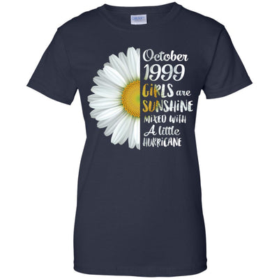October Girls 1999 22th Birthday Gifts-T-Shirt & Tank Top-Women's T-Shirt-Navy