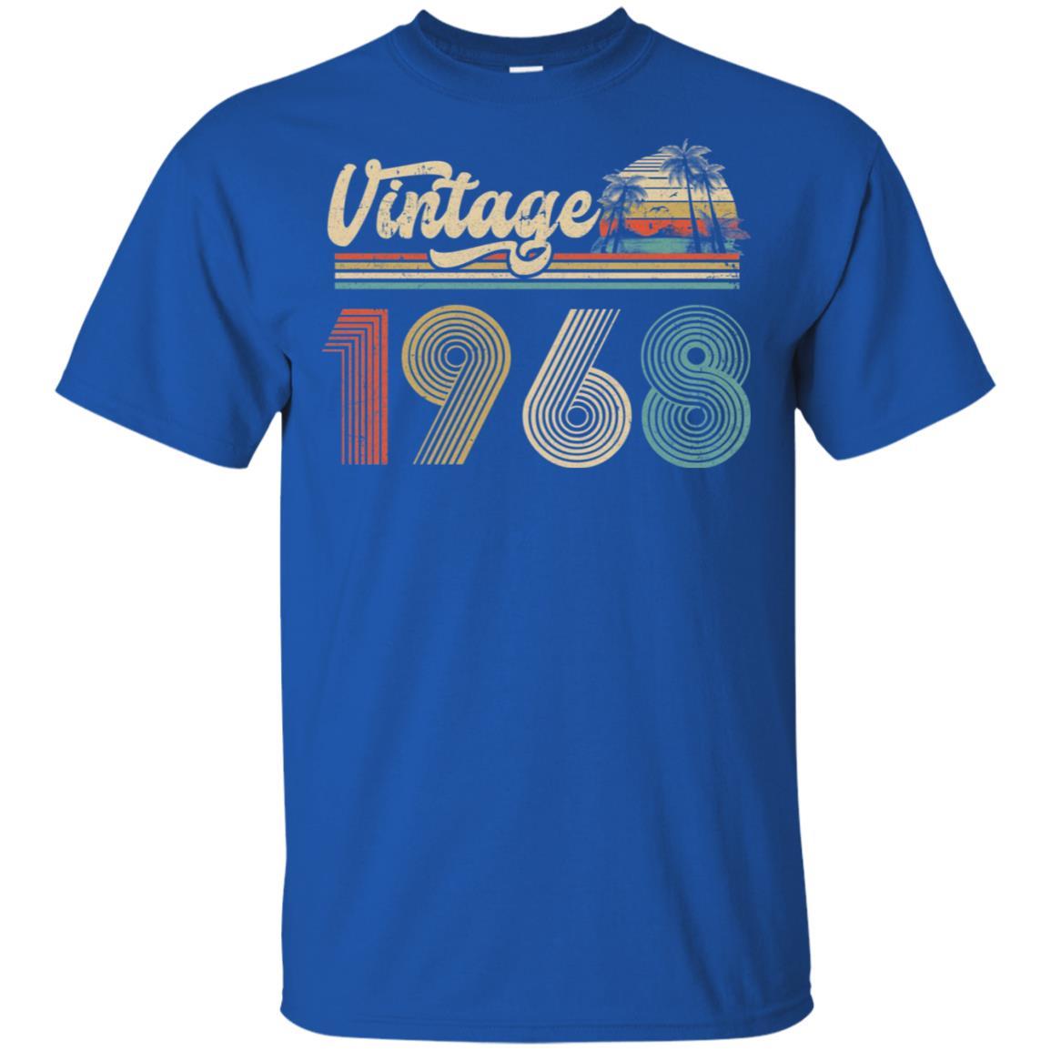 53th Birthday Gift Vintage 1968 Classic-T-Shirt & Hoodie-Classic T-Shirt-Royal
