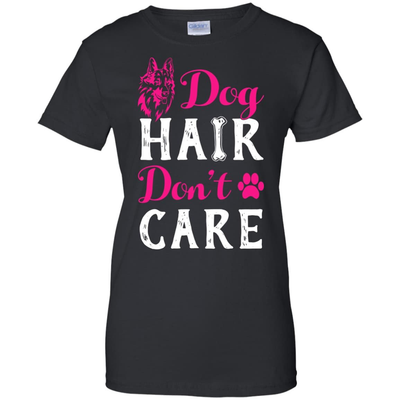 Dog Hair Don't Care-T-Shirt & Hoodie-Women's T-Shirt-Black