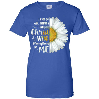 I Can Do All Things Through Christ Philippians 4:13-T-Shirt & Hoodie-Women's T-Shirt-Royal