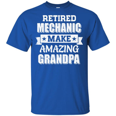 Funny Retired Machanic Make Amazing Grandpa Gifts-T-Shirt & Hoodie-Classic T-Shirt-Royal