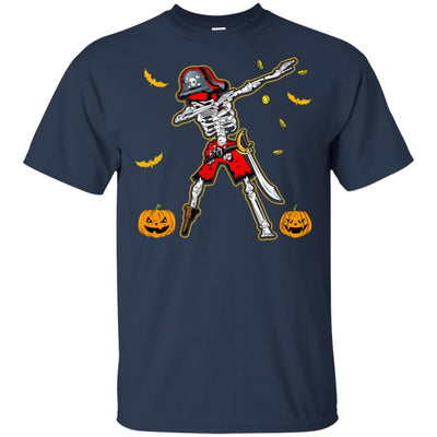 Dabbing Skeleton Pirate For Kids Boys Halloween Gift Dab-T-Shirt & Hoodie-Classic T-Shirt-Navy