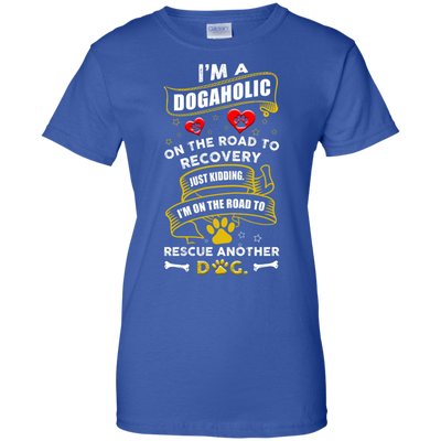 I'm A Dogaholic-T-Shirt & Hoodie-Women's T-Shirt-Royal