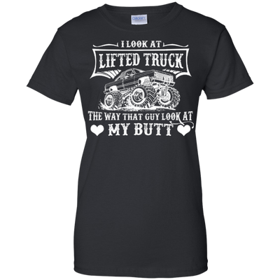 I Look At Lifted Truck-T-Shirt & Hoodie-Women's T-Shirt-Black