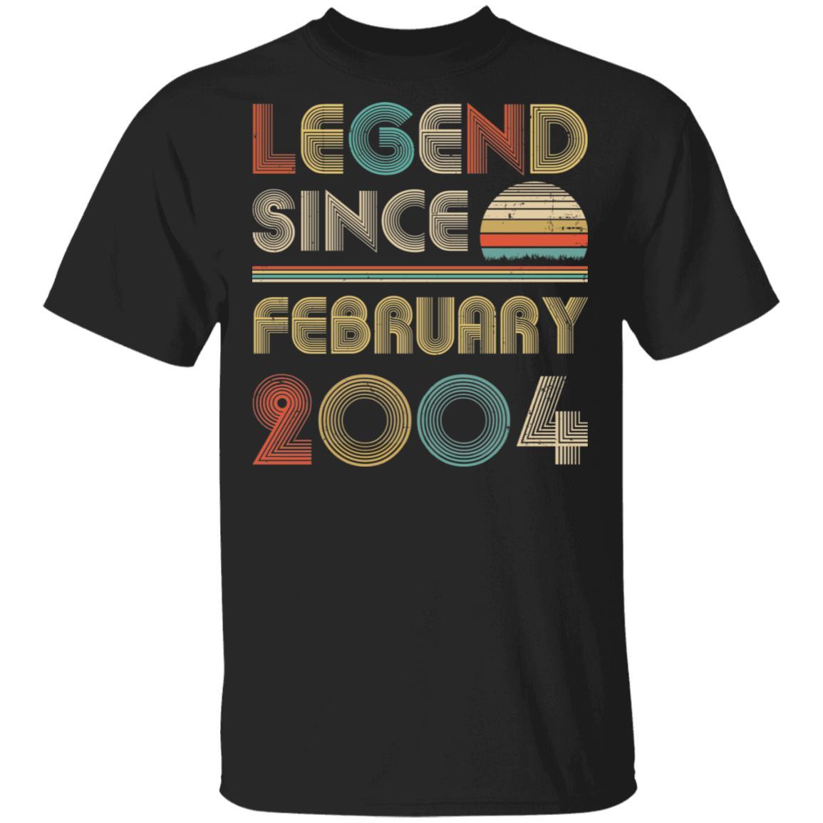 Legend Since February 2004 Vintage 18th Birthday Gifts