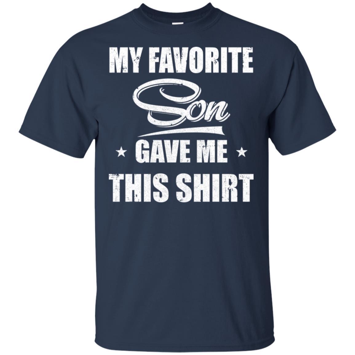 My Favorite Son Gave Me This-T-Shirt & Hoodie-Classic T-Shirt-Navy