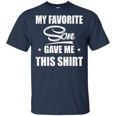 My Favorite Son Gave Me This-T-Shirt & Hoodie-Classic T-Shirt-Navy
